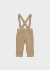 Pantalón con Tirantes Beige Mayoral diseño 