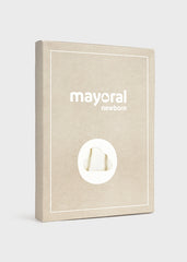 Primer Día Bordado Flores Beige Mayoral Caja