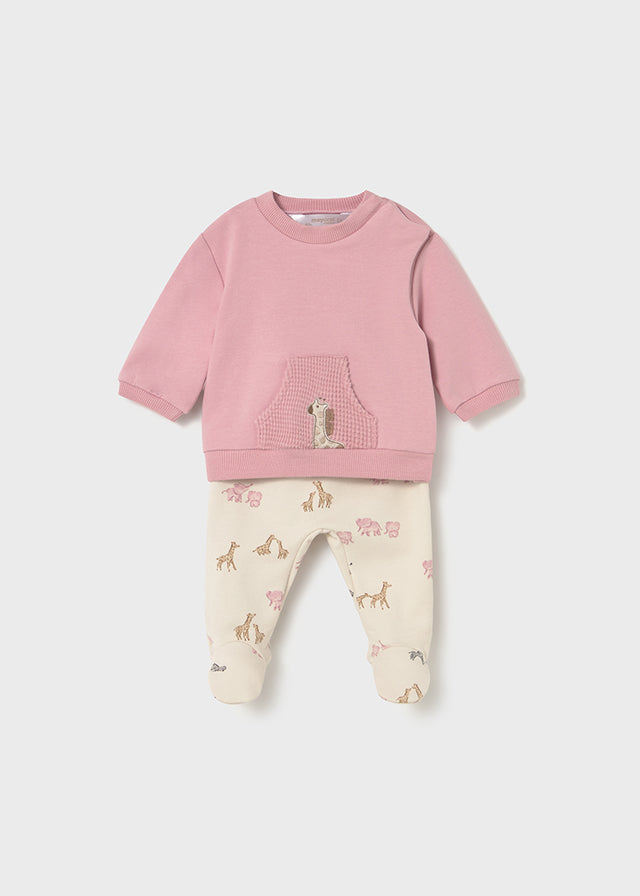Conjunto Saco Safari Rosa Mayoral