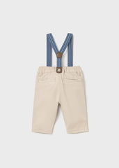 Pantalón con Tirantes Beige Piedra Mayoral Diseño