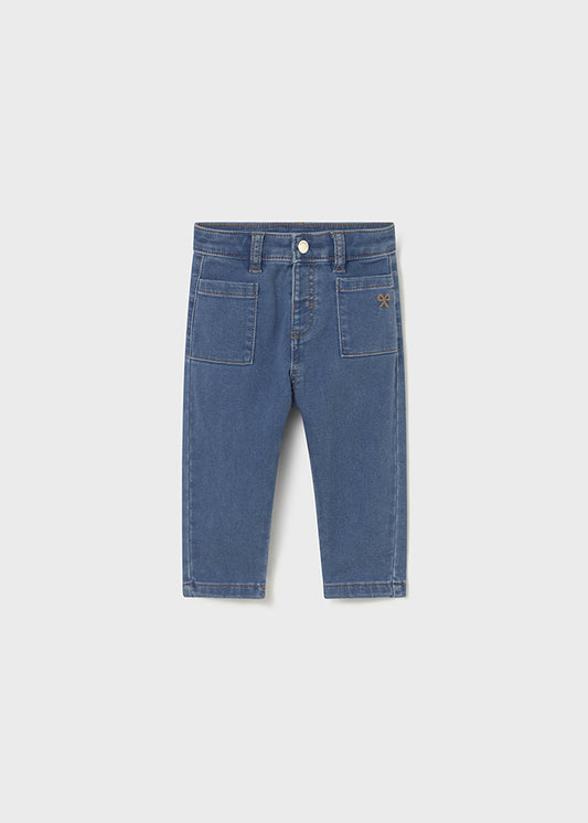 Pantalón Denim Medio Corazón Mayoral