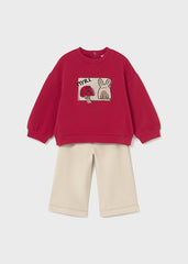 Conjunto Saco Estampado Rojo Hongo Mayoral