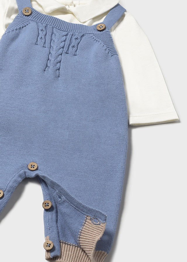 Conjunto 3 Piezas Saco Combinado Conejo Mayoral Detalle