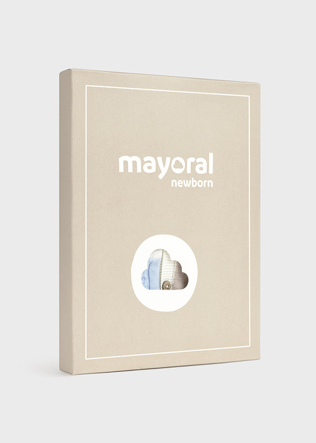 Conjunto 3 Piezas Saco Combinado Conejo Mayoral caja