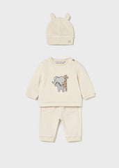 Conjunto Bordado Safari Beige Mayoral