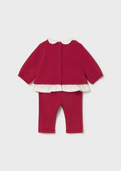 Conjunto Manga Larga Bolsillo Rojo Mayoral