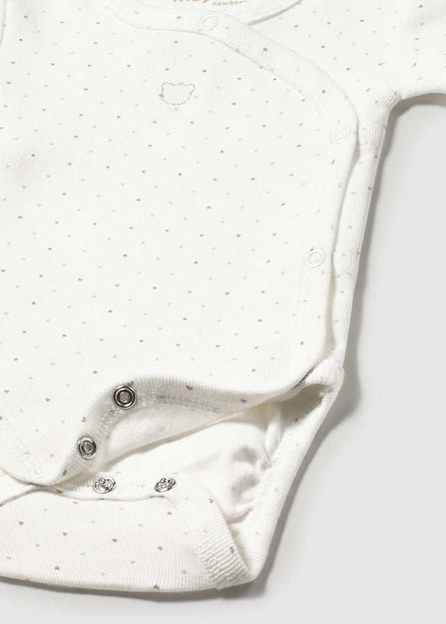 Body Manga Corta Puntos Oso Unisex Mayoral detalle