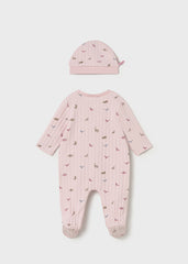 Pijama con Gorro Dinosaurios Rosa Mayoral Diseño