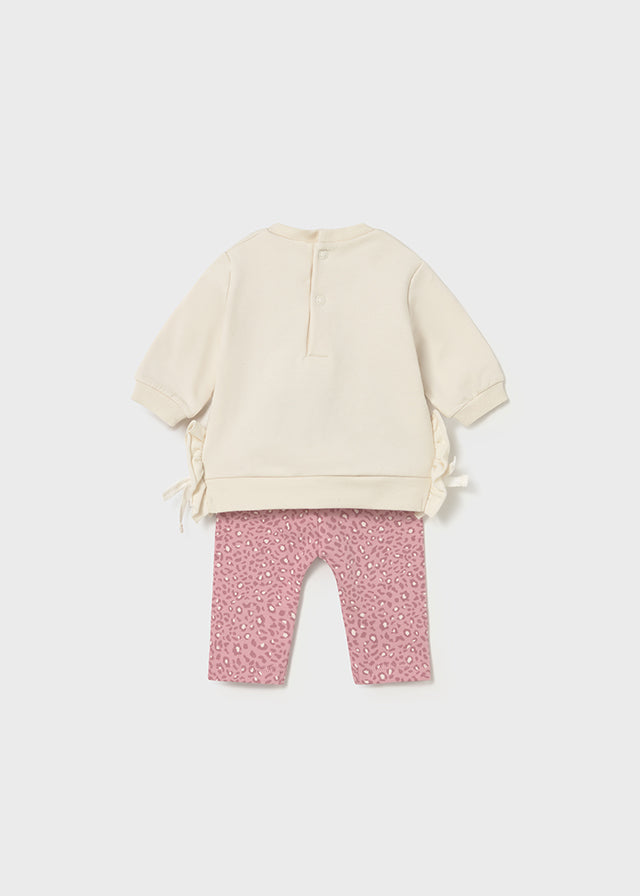 Conjunto Leggins Oso Rosa Mayoral