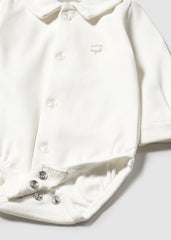 Body Cuellos Botones Blanco Mayoral  Detalle