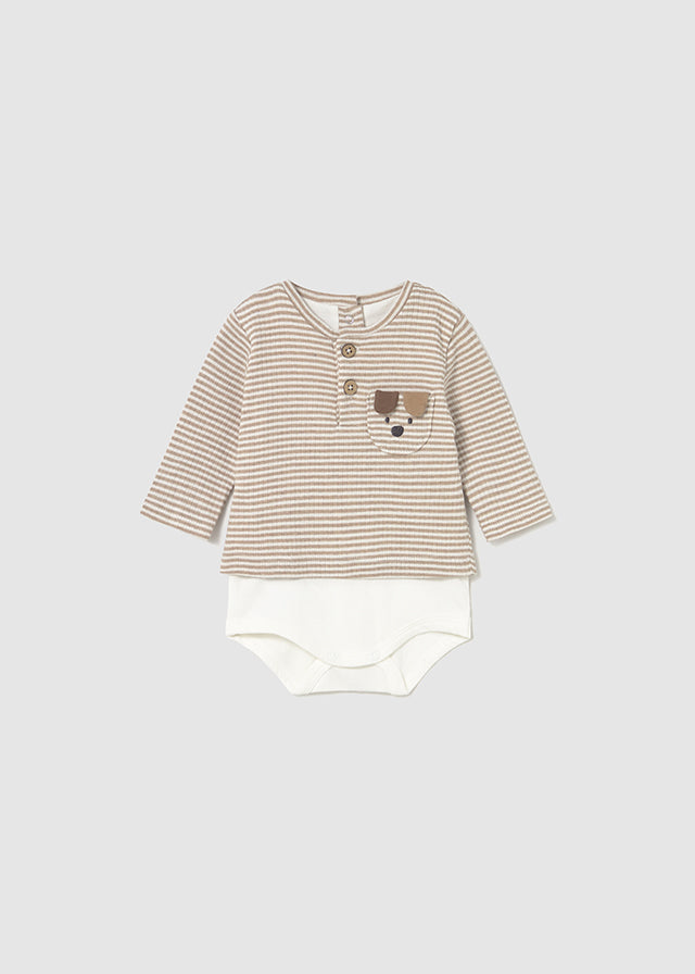Body Manga Larga Dog Beige Mayoral