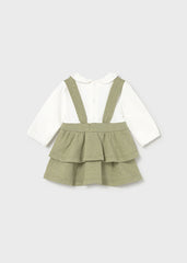 Vestido Bordado Corazón Verde Mayoral Estilo