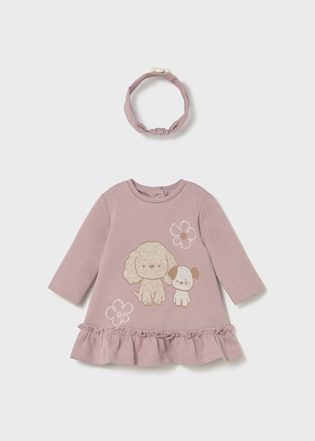 Vestido con Balaca Dog Rosa Mayoral