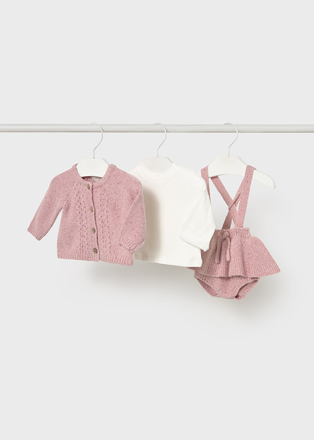 Conjunto Tirantes y Saco Rosa Mayoral