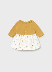 Vestido Tricot Estampado Hadas Amarillo Mayoral Estilo