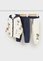 Conjunto 3 Chaqueta Estampado Oso Mayoral