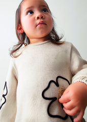 Vestido Mangar Larga Flor Mayoral