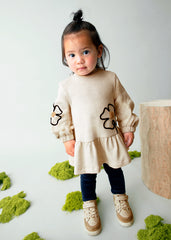 Vestido Mangar Larga Flor Mayoral