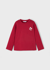 Blusa Manga Larga I Love You Rojo Mayoral 