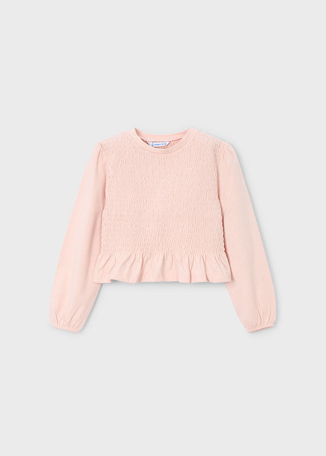 Blusa Manga Larga Rosa Pastel Mayoral