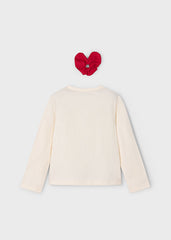 Blusa Manga Larga con Moña Rojo Mayoral