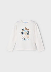 Blusa Manga Larga Muñecas Lentejuelas Mayoral