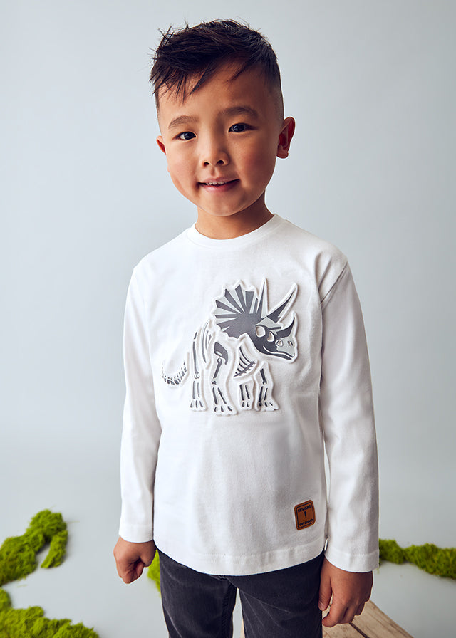 Camiseta Manga Larga Dinosaurio Mayoral 