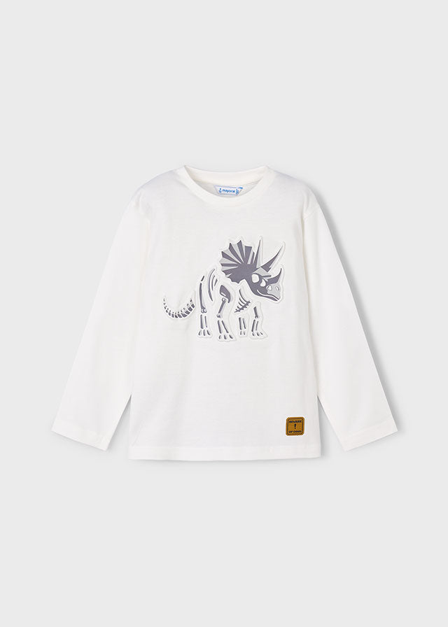 Camiseta Manga Larga Dinosaurio Mayoral  Estilo