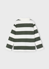 Polo Manga Larga Combinado Verde Mayoral Estilo