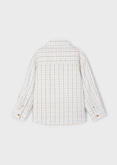 Camisa Cuadros Nata Niño Mayoral Estilo