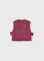 Chaleco Tricot Cereza Mayoral