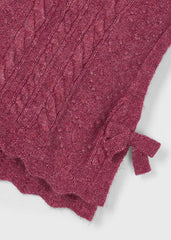 Chaleco Tricot Cereza Mayoral