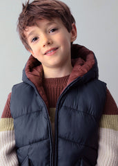 Chaleco Combinado Reversible Navy Rojo Mayoral Niño