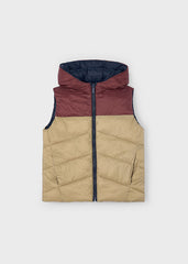 Chaleco Combinado Reversible Navy Rojo Mayoral Colores