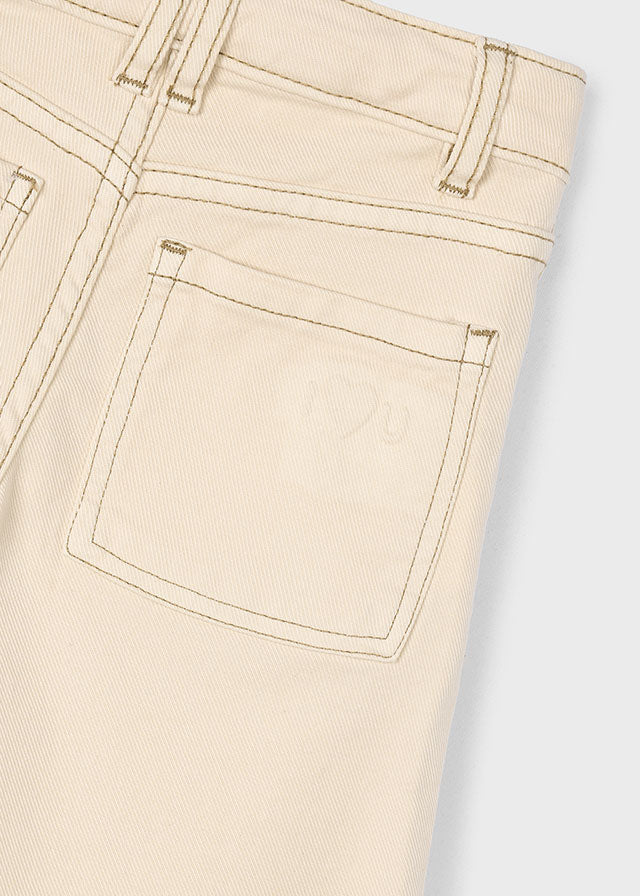 Pantalón Cargo Beige Niña Mayoral Detalle