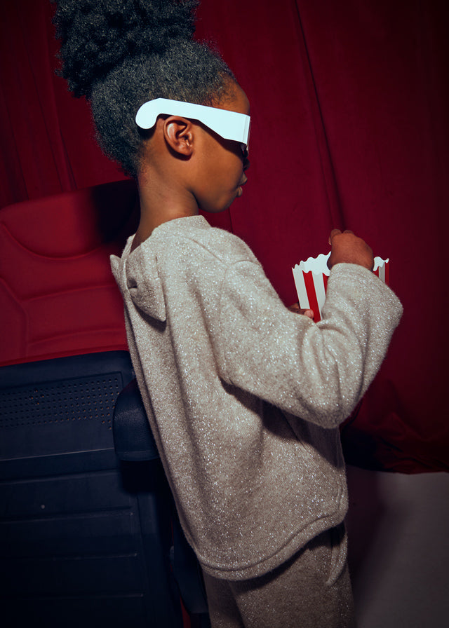 Conjunto Pantalón Glitter Palo Rosa Mayoral Niña