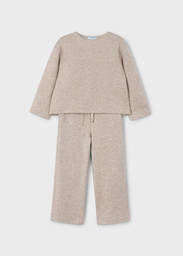 Conjunto Pantalón Glitter Palo Rosa Mayoral Estilo