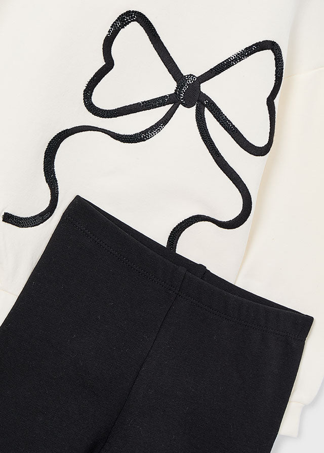 Conjunto Saco Moño Negro Mayoral Detalle