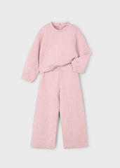 Conjunto Unicolor Rosa Niña Mayoral