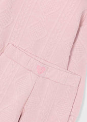 Conjunto Unicolor Rosa Niña Mayoral Detalle