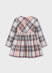 Vestido Cuadros Moño Rosa Mayoral Estilo