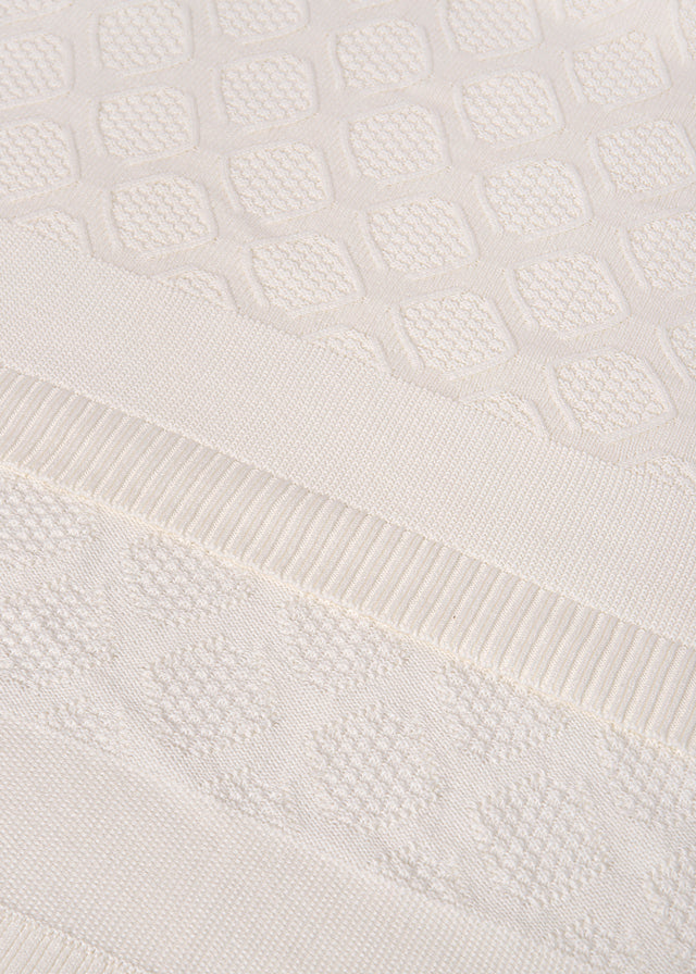 Cobija Toquilla Algodón Crudo Mayoral Detalle