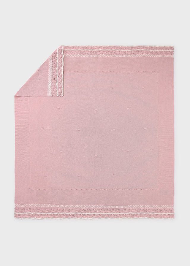 Cobija Toquilla Algodón Rosa Mayoral 