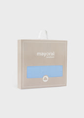 Cobija Toquilla Algodón Azul Cielo Mayoral