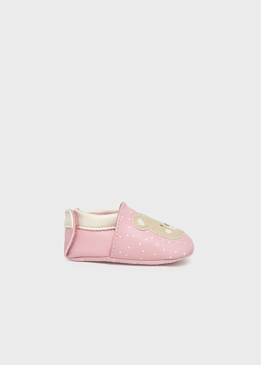 Zapatos respetuosos Oso Puntos Rosa Mayoral