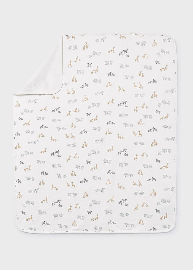Cobija Arrullo Safari Blanco Mayoral Estilo