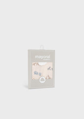 Set 2 Baberos Estampado Azul Mayoral Caja