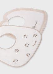 Set 2 Baberos Bordado Autos Beige Mayoral