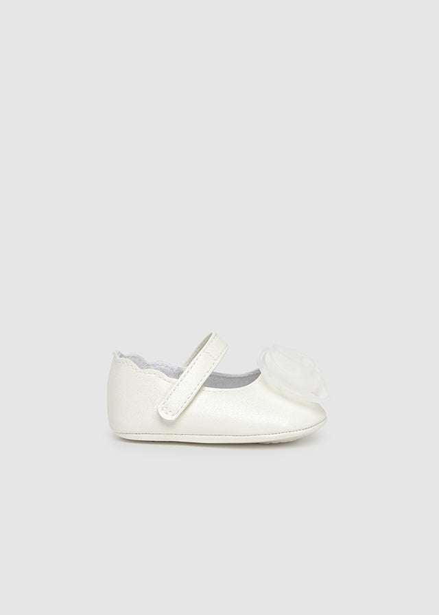 Baletas Merceditas Flor Crudo Mayoral