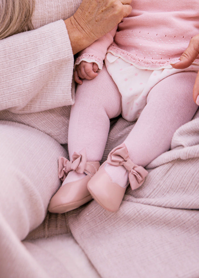 Baletas Merceditas Lazo Rosa Mayoral modelo 